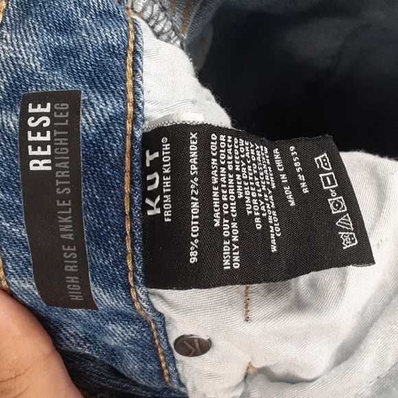 Kut From The Kloth Reese High Rise Ankle Straight Leg - Picture 11 of 11